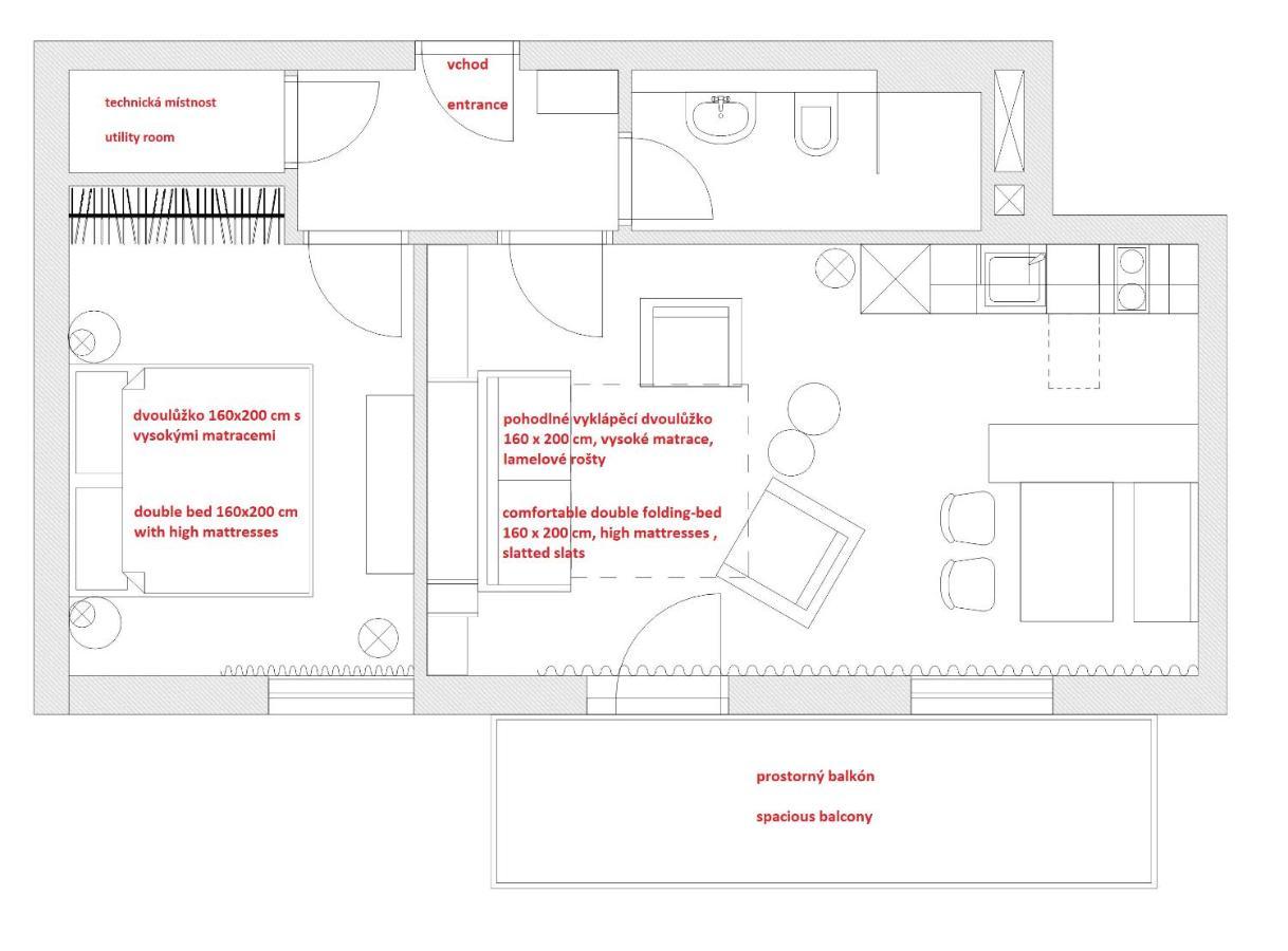 Apartman Plesivec U Sjezdovky Abertamy Zewnętrze zdjęcie